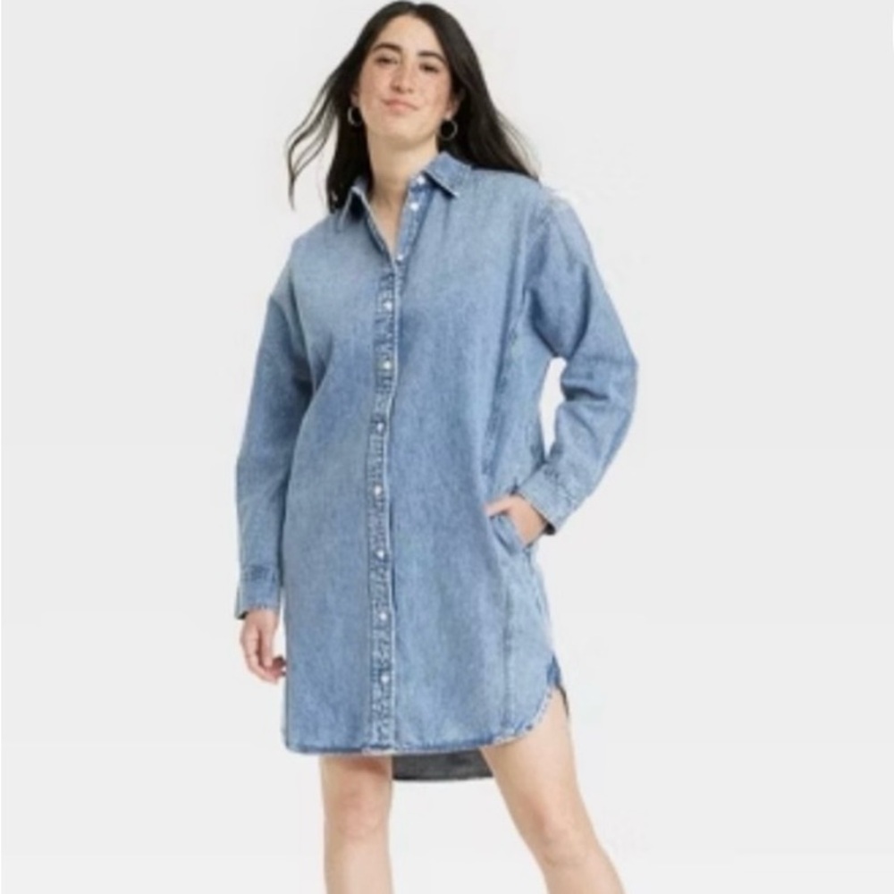 Universal Thread Women’s Denim Shirtdress Size Small